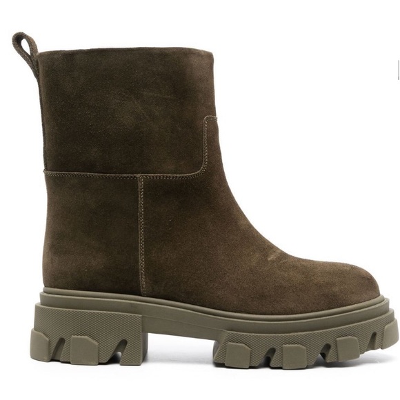 GIABORGHINI Chunky-Sol-Cal- Suede Boots - Picture 1 of 5
